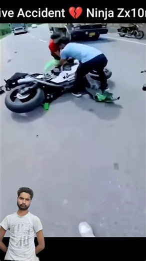 Live Accident Of Ninja Zx10r 💔 Total Loss Super Bike | Superbike