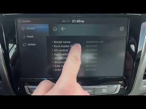 SsangYong Rexton IV – How to Check Firmware Version & Update