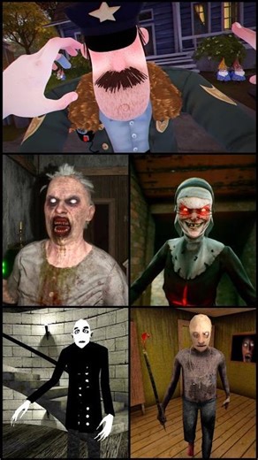 Hello Neighbor 2 Vs Granny Escape Together Vs Evil Nun The Broken Mask Vs Slendrina X Vs Grandpa