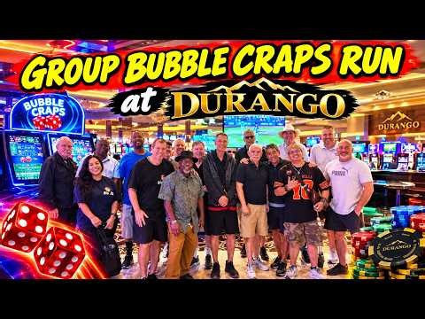 Group Bubble Craps Run in Vegas : LIVESTREAM
