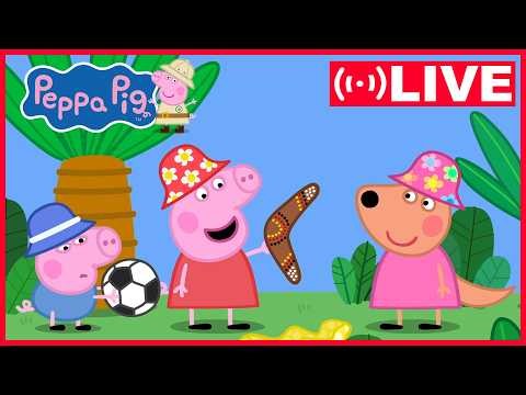 LIVE 24/7 Peppa Pig Travels in search of the Perfect Holiday