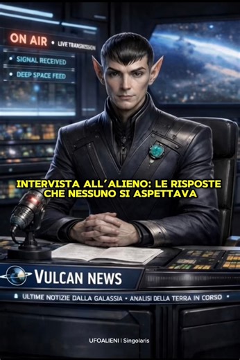 Un dialogo impossibile diventa realtà. Domande dell’umanità, risposte non terrestri. Cosa direbbe un alieno su: • coscienza • tecnologia • morte • contatto globale Guarda fino alla fine. #alien #ufo #extraterrestrial #science #mystery #culture #story #fantasy #controversy #culturalexchange #celebrity #love #relationshipstory #intervista #scifi #universo #coscienza #spiritualità #singolaris | UFO Alieni - Singolaris