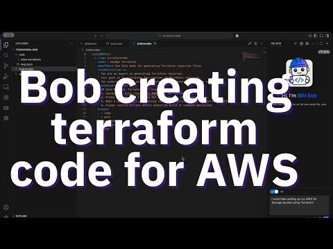 IBM Bob for DevOps: Generate AWS Infrastructure as Terraform Code