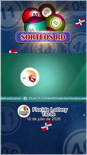 Florida Lottery Results | Thursday, July 16, 2026/ 1:30 P.M.