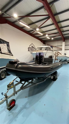 2021 Brig Falcon RIB 450 w/ Suzuki 40HP (Stock Boat with Warranty) - £17,995 I often cite the ‘Inverse Law of Boating’… It states that the smaller your boat is, the more fun you have on the water. But… You don’t want to go too small! I often think that something around the 5 meter mark (like this beautiful Brig 450) is the pinnacle of on-water fun… Easy to launch, handle, recover, and store, but big enough to carry the whole family and do some proper exploring and even a bit of watersports! This