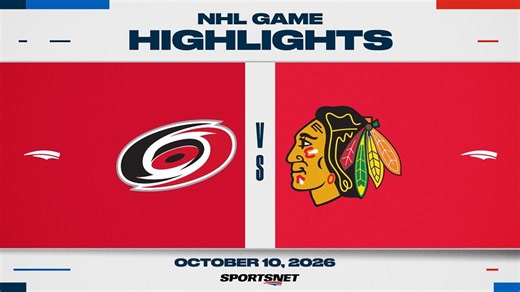 NHL Highlights | Hurricanes vs. Blackhawks - October 10, 2026