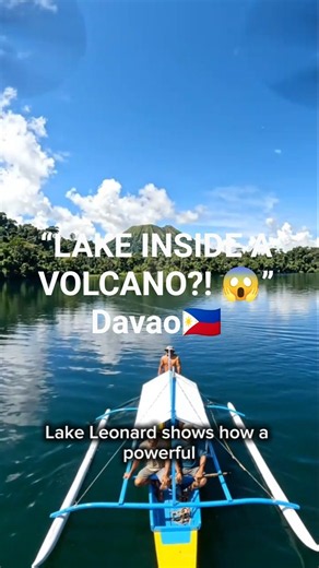 The Philippine Lake Hidden Inside a Volcano! 😱🇵🇭 | Lake Leonard, Davao de Oro