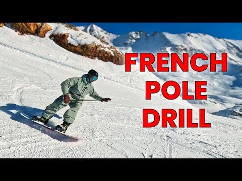 FRENCH POLE DRILL // Advanced Edge Change and Posture Drill