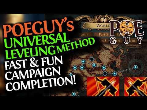 PoE 3.28 - FAST CAMPAIGN COMPLETION! // POEGUY's ULTIMATE POWER-LEVELING METHOD -for alt characters-
