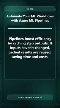 Automate Your ML Workflows with Azure ML Pipelines - [AI-900]