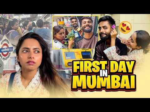 First Day in Mumbai 🇮🇳 | Local Train Rush, Street Food & Crazy Moments | Mitesh Roy Vlog