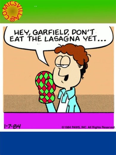 Garfield: Lasagna is still Too Hot?
