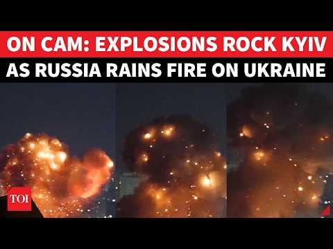 Putin DECIMATES Zelensky's War HQ; Blasts, Fireball & Firestorm Burns Ukraine Seat Of Power | Watch