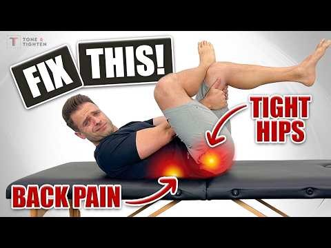 Tight Hips Causing Lower Back Pain? 8-Minute Fix (Follow Along)