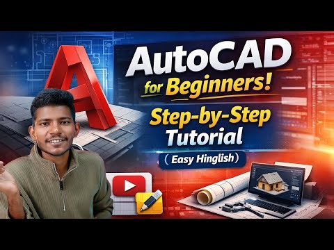 AutoCAD Beginner Tutorial 2026 | Full Basics Course