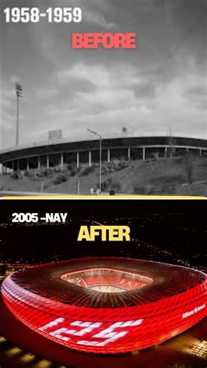 How The Allianz Arena Was Built! #bayernmunich #bayermunichfc #allianzarena #stadium #bundesliga