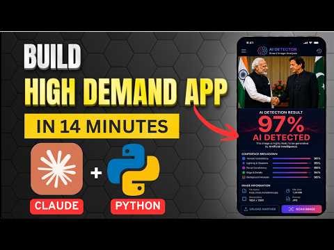 Claude AI: Build a Deepfake Detector System in 14 Minutes using Python