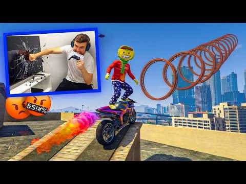 LA CARRERA QUE ME HIZO EXPLOTAR!! ROMPO TODO!! - GTA 5 ONLINE