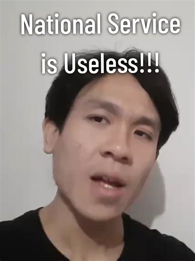 National Service is useless. No one can provide any meaningful reason that we need an expensive and compulsory military. And yet we waste money on a military that could be spent on reducing healthcare, housing and food costs Want to help remove National Service and reduce cost of living in Singapore? Join my Political Group www.amosyee.org/removenationalservice