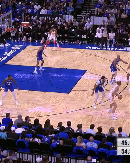 Aaron Wiggins first hoop in the A!