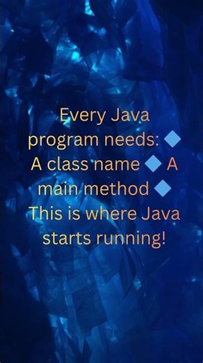 Hello World in Java! 🔥 | Java for Beginners #shorts #javaprogramming