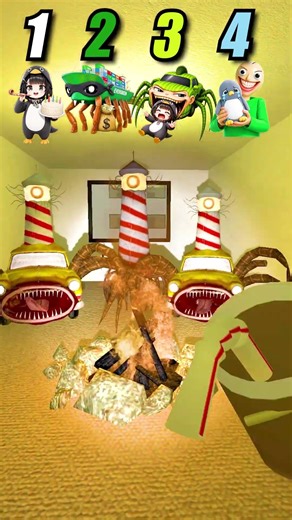 GUESS GUGU GAGA PENGUIN CRABTANIC HAMOOD CAR EATER BEHIND THE DOOR LIMINAL HOTEL Garry's Mod GMOD
