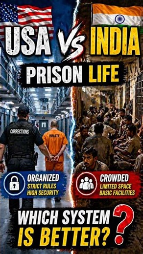 Prison USA vs India 😳