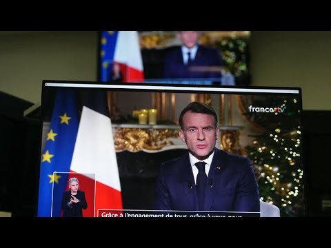 "Unité, force, espoir" : Macron appelle à faire de 2026 une année "utile" • FRANCE 24