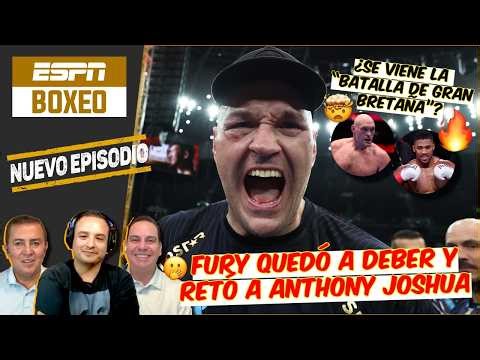 TYSON FURY DOMINÓ pelea de MÁS ABRAZOS que GOLPES y terminó retando a ANTHONY JOSHUA | ESPN Boxeo