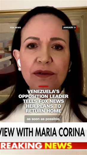 In an interview with Fox News on Monday, Venezuelan opposition leader María Corina Machado said she hasn't spoken to Trump since October, and plans to return to Venezuela "as soon as possible." | CNN