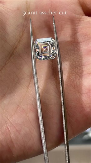 5 Carat Asscher Cut Diamond | IGI Certified Live Auction