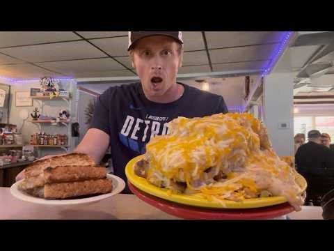 I ATTEMPTED MICHIGAN'S BIGGEST BREAKFAST SCRAMBLE CHALLENGE!