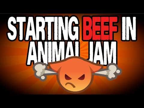 Starting BEEF in Animal Jam for No Reason