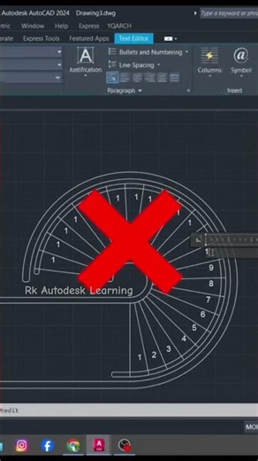 A faster way to number text❤️ #autodesk #learning #explore #BIM #autocadcommands