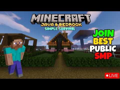 Minecraft Live SMP | Public Server Join Now