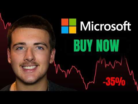 Microsoft Stock Is Crashing: Why It Is A Must Buy Now | MSFT Stock Analysis