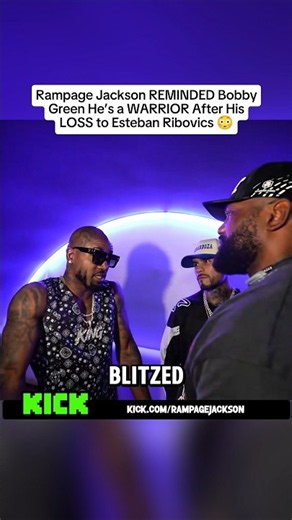 Rampage Jackson REMINDED Bobby Green He’s a WARRIOR After His LOSS Esteban Ribovics #rampagejackson