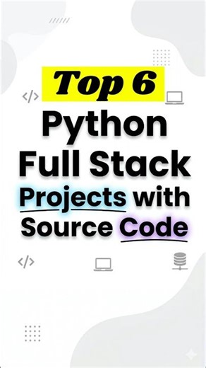 6 Python Full Stack Projects with Source Code | Resume Projects for CSE Students #shorts