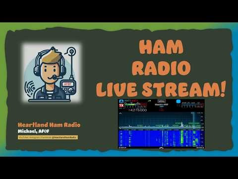 Saturday Morning Ham Radio HF Live Stream with AF0F 2026-04-04 14:00 UTC