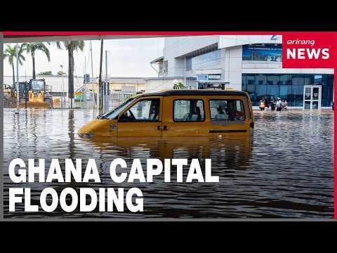 Flooding kills 13 in Ghana's capital Accra