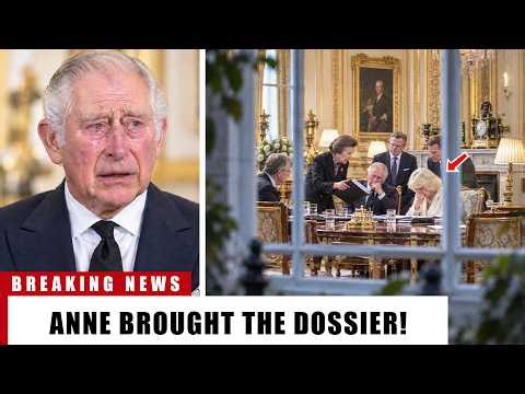 King Charles In TEARS As Anne REVEALS Secret Dossier On Camilla?! Palace ROCKED By Separation Claims