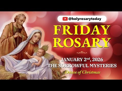 FRIDAY HOLY ROSARY ❤️ JANUARY 2 2026 ❤️ SORROWFUL MYSTERIES OF THE ROSARY [VIRTUAL] #holyrosarytoday