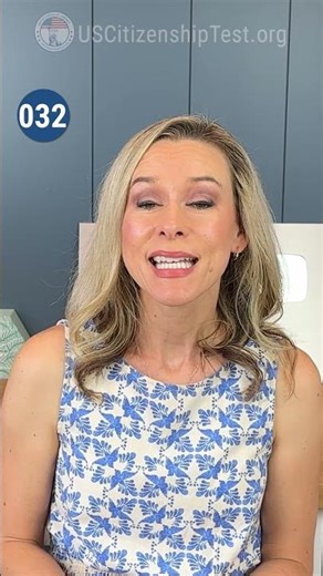 Official USCIS 128 Civics Q 32 | US Citizenship Test 2025 civics #n400 #citizenshipwithjackie