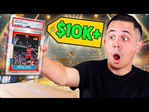 I Bought A HUGE $10,000+ Michael Jordan Fleer Sports Card! 😱