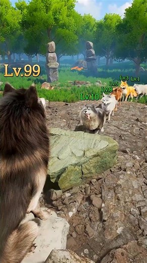 The wolf has kept the goods in a secret place.