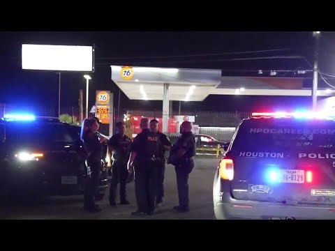 Woman shot by secuirty guard following fight