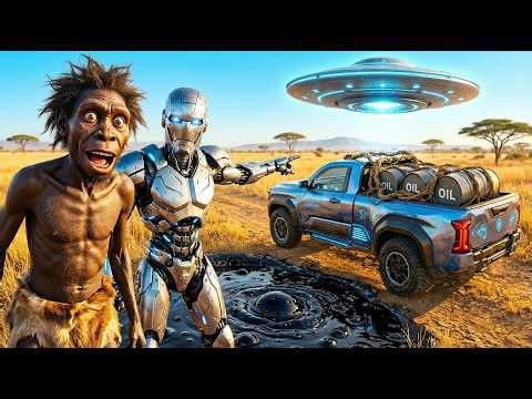 Prehistoric Survival Story | Alien vs Hominid | The First Oil Discovery on the Savanna