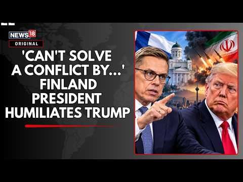 Alexander Stubb Takes A Swipe At Trump's Iran War Strategy: 'Be Realistic And Compromise' | N18G