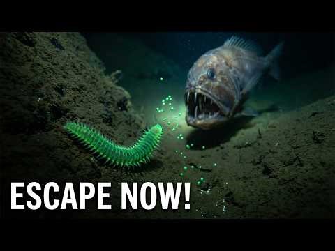 A Worm That Drops Glowing Decoys? 188 Days in the Deep Sea