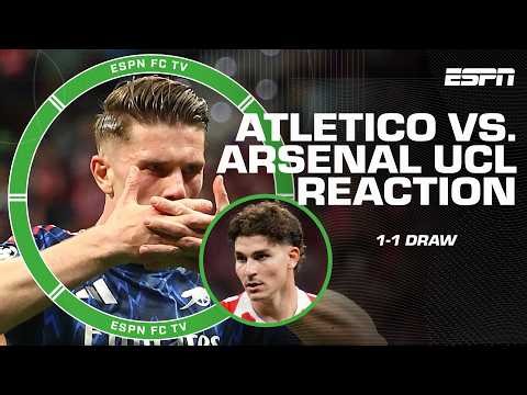 UCL SEMIFINAL REACTION 🍿 Do Arsenal have the advantage over Atleti in the 2nd leg⁉️ | ESPN FC